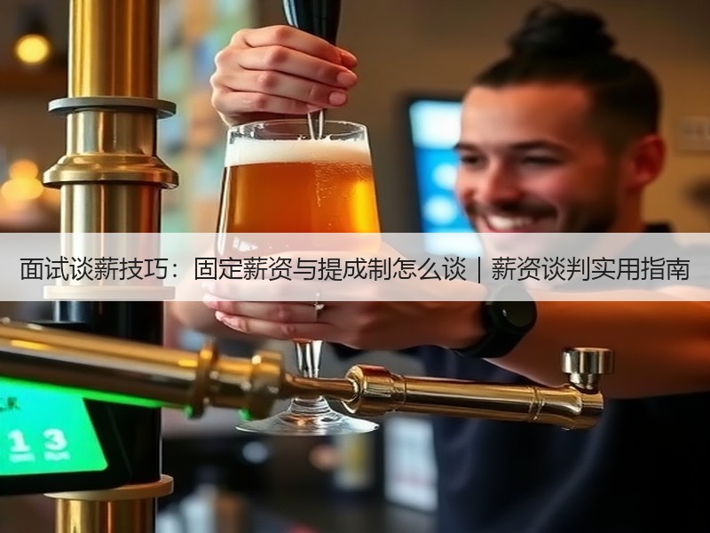 面试谈薪技巧：固定薪资与提成制怎么谈｜薪