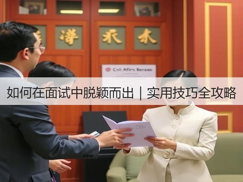 如何在面试中脱颖而出｜实用技巧全攻略
