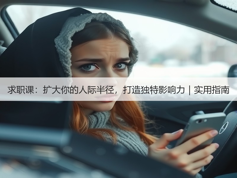 求职课：扩大你的人际半径，打造独特影响力