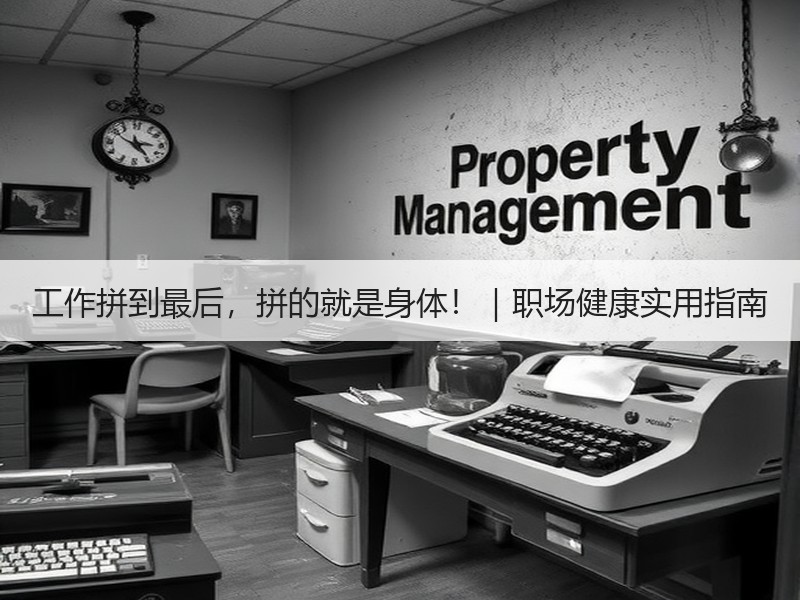 工作拼到最后，拼的就是身体！｜职场健康实