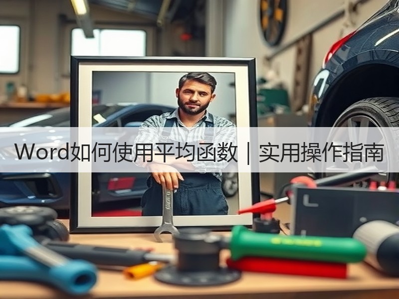 Word如何使用平均函数｜实用操作指南