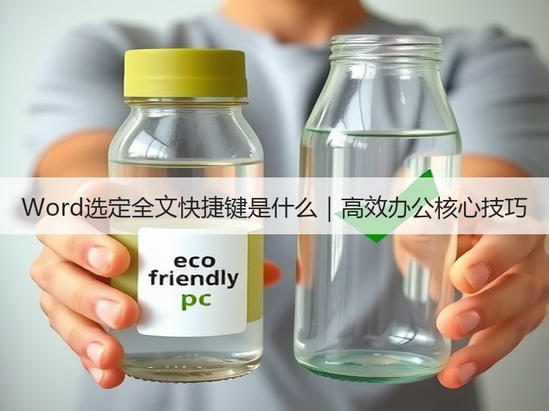 Word选定全文快捷键是什么｜高效办公核