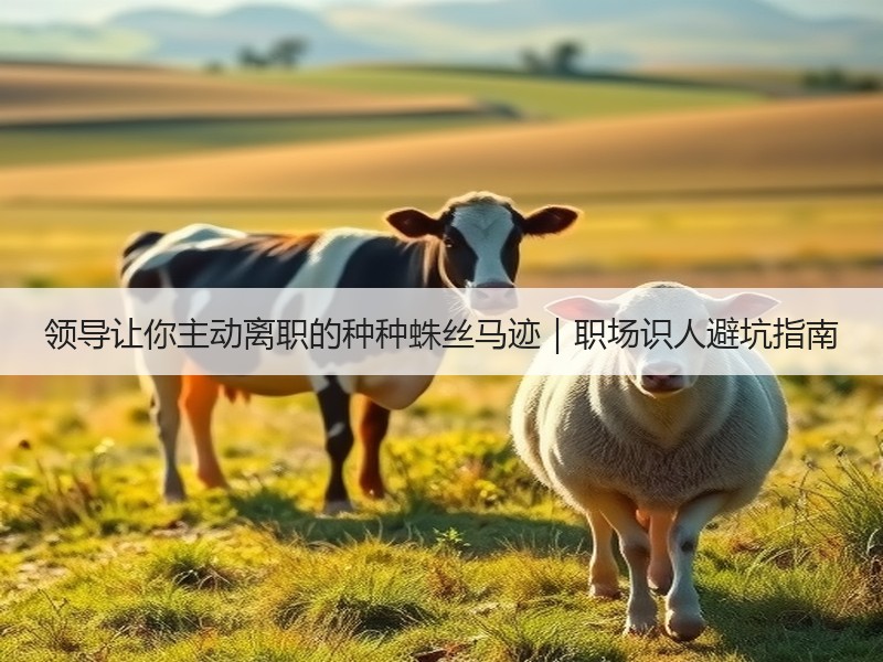 领导让你主动离职的种种蛛丝马迹｜职场识人