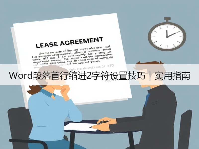 Word段落首行缩进2字符设置技巧｜实用