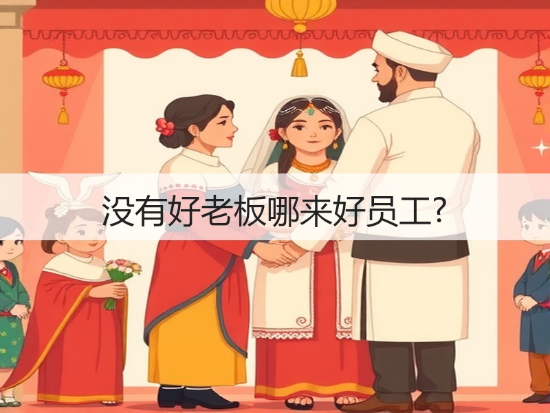 没有好老板哪来好员工?