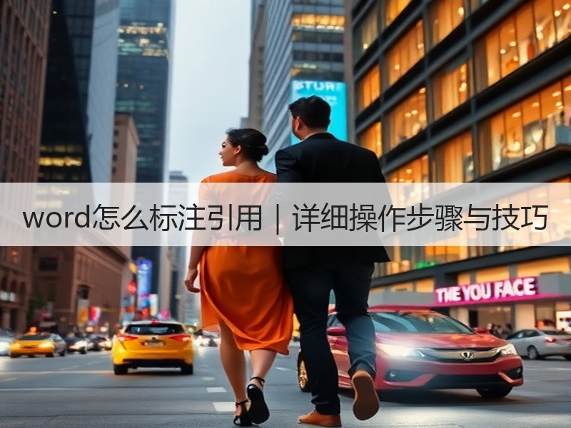 word怎么标注引用｜详细操作步骤与技巧