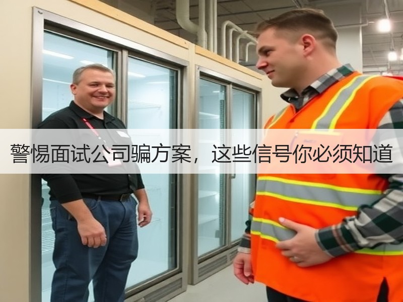 警惕面试公司骗方案，这些信号你必须知道