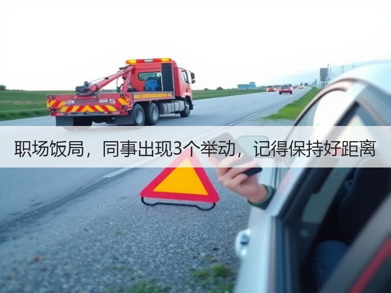 职场饭局，同事出现3个举动，记得保持好距