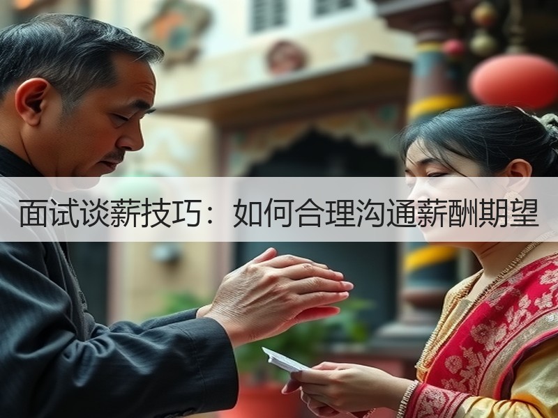 面试谈薪技巧：如何合理沟通薪酬期望