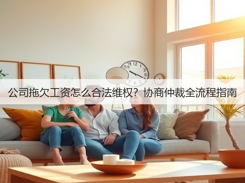 公司拖欠工资怎么合法维权？协商仲裁全流程