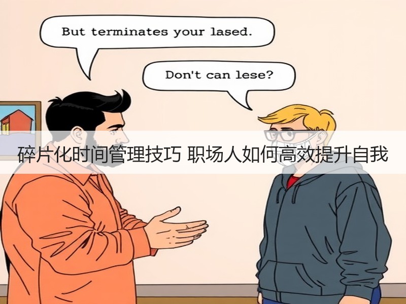 碎片化时间管理技巧 职场人如何高效提升自