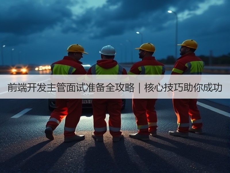 前端开发主管面试准备全攻略｜核心技巧助你