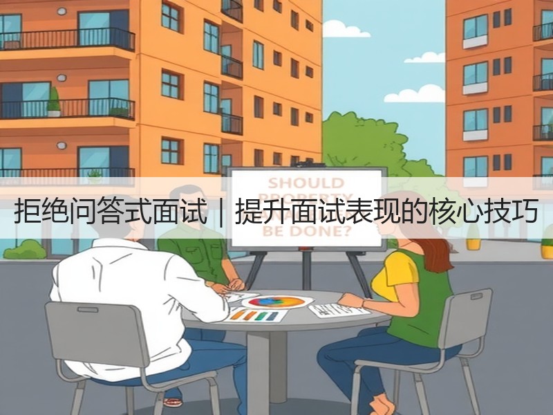 拒绝问答式面试｜提升面试表现的核心技巧
