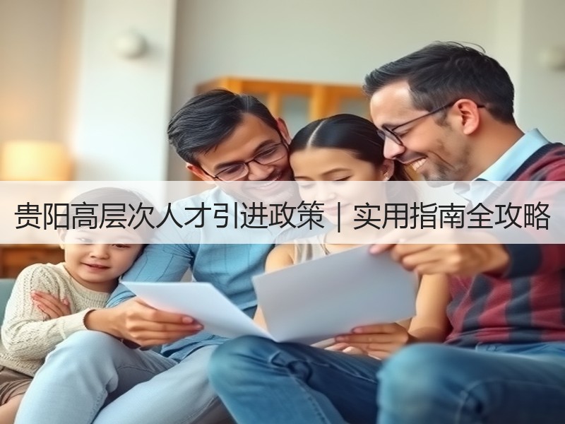 贵阳高层次人才引进政策｜实用指南全攻略