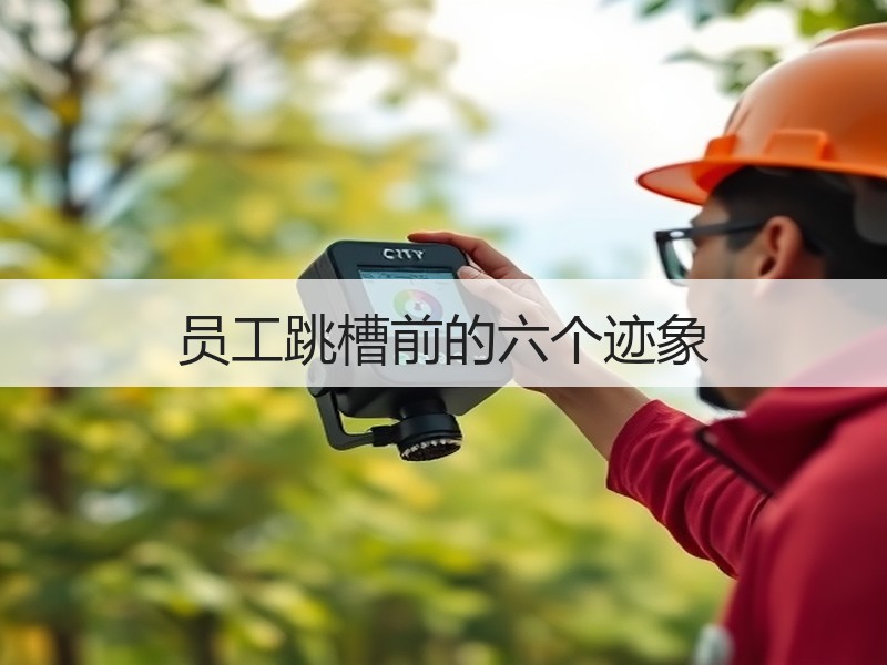员工跳槽前的六个迹象