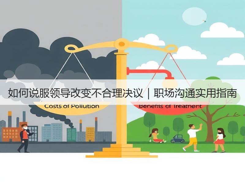 如何说服领导改变不合理决议｜职场沟通实用
