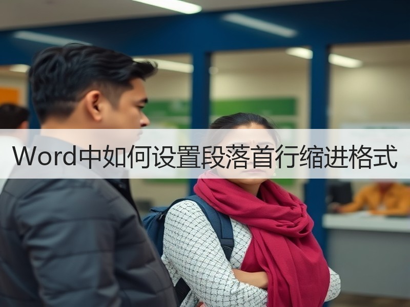 Word中如何设置段落首行缩进格式