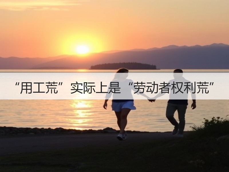 “用工荒”实际上是“劳动者权利荒”