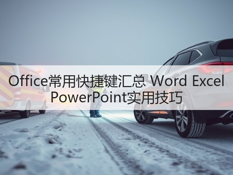 Office常用快捷键汇总 Word E