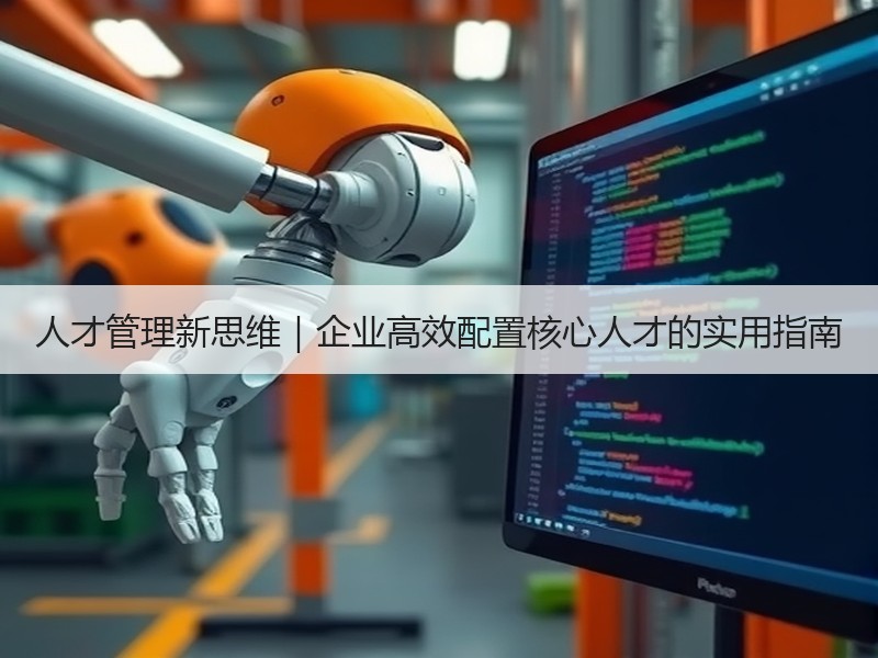 人才管理新思维｜企业高效配置核心人才的实