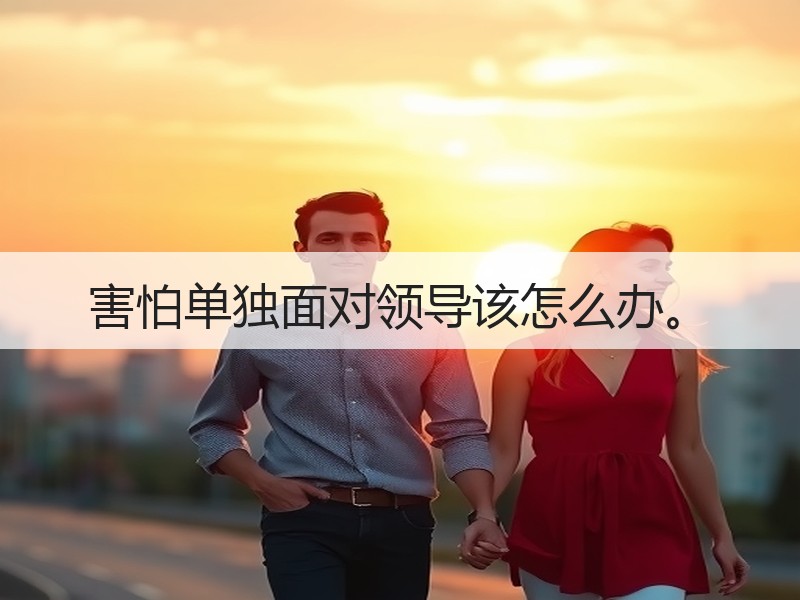 害怕单独面对领导该怎么办。