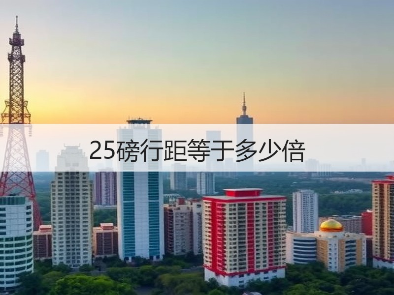 25磅行距等于多少倍