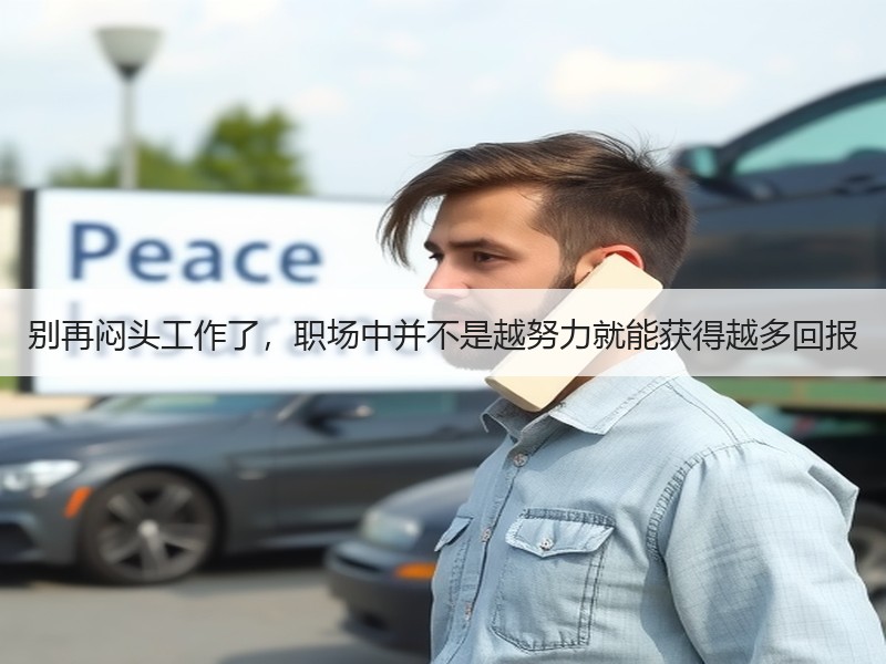 别再闷头工作了，职场中并不是越努力就能获