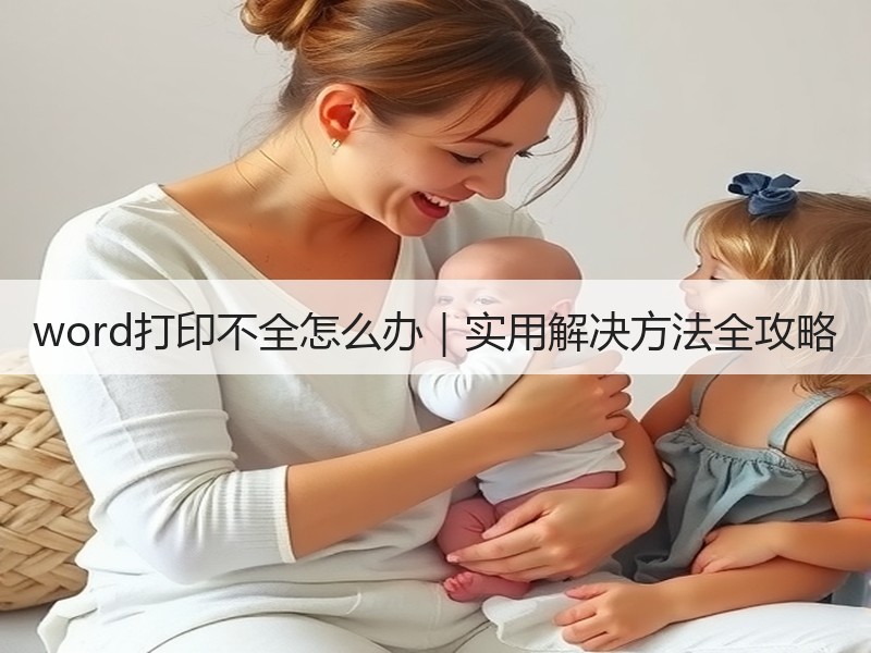 word打印不全怎么办｜实用解决方法全攻
