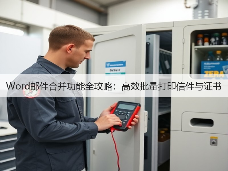 Word邮件合并功能全攻略：高效批量打印