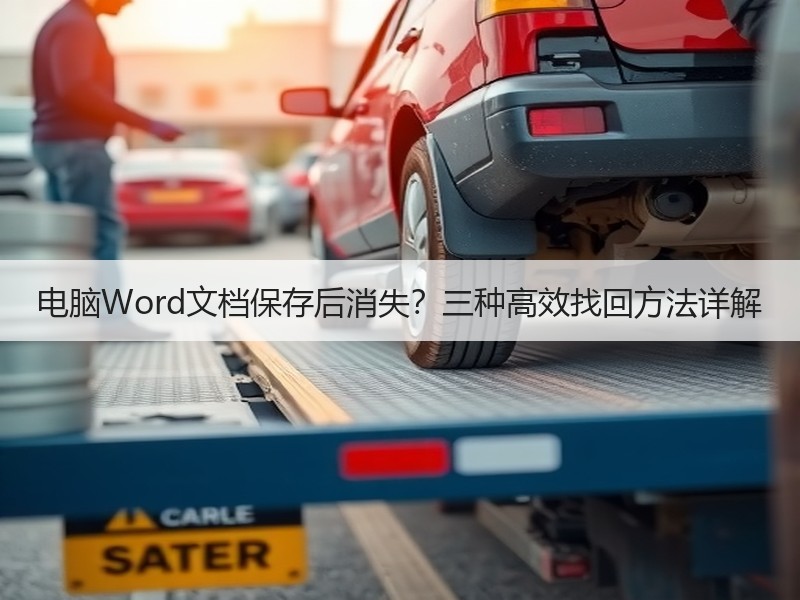 电脑Word文档保存后消失？三种高效找回