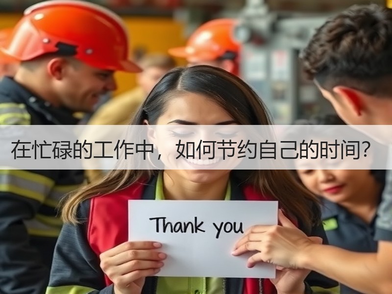 在忙碌的工作中，如何节约自己的时间？
