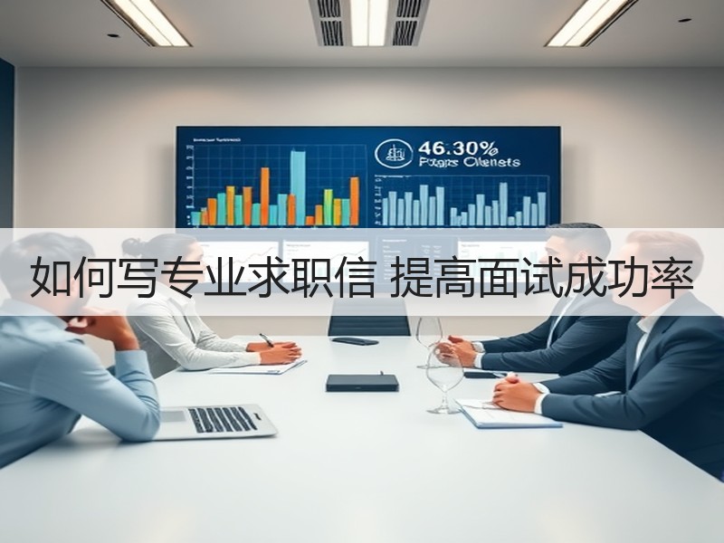 如何写专业求职信 提高面试成功率