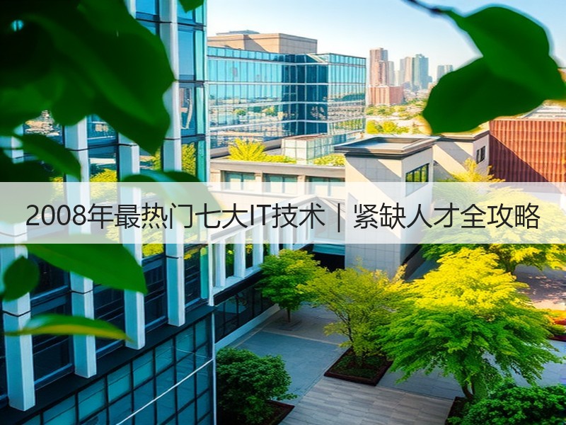 2008年最热门七大IT技术｜紧缺人才全