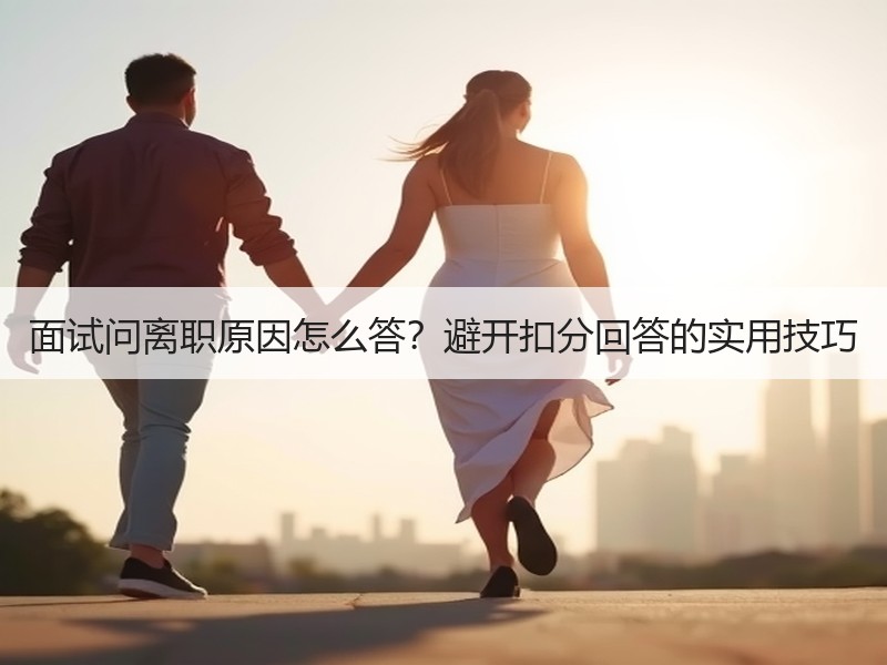 面试问离职原因怎么答？避开扣分回答的实用