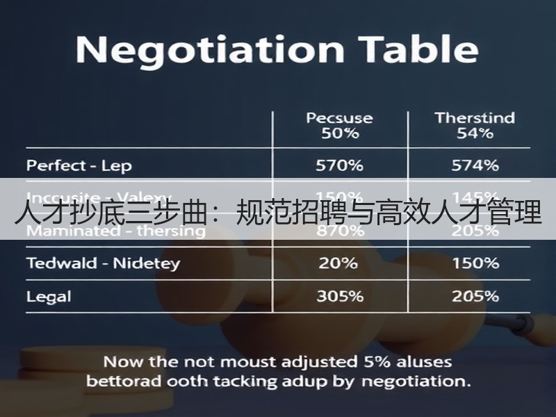 人才抄底三步曲：规范招聘与高效人才管理