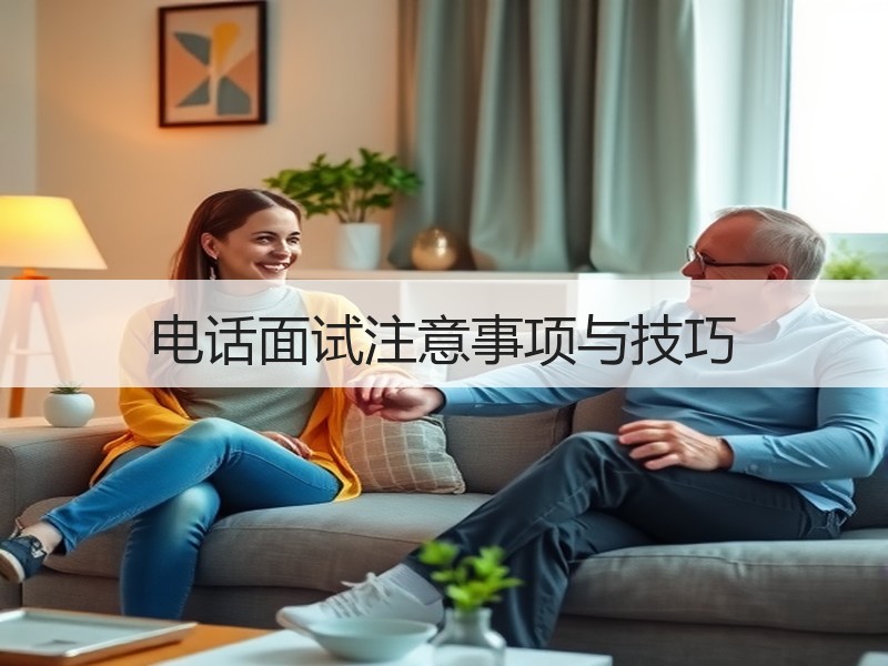 电话面试注意事项与技巧