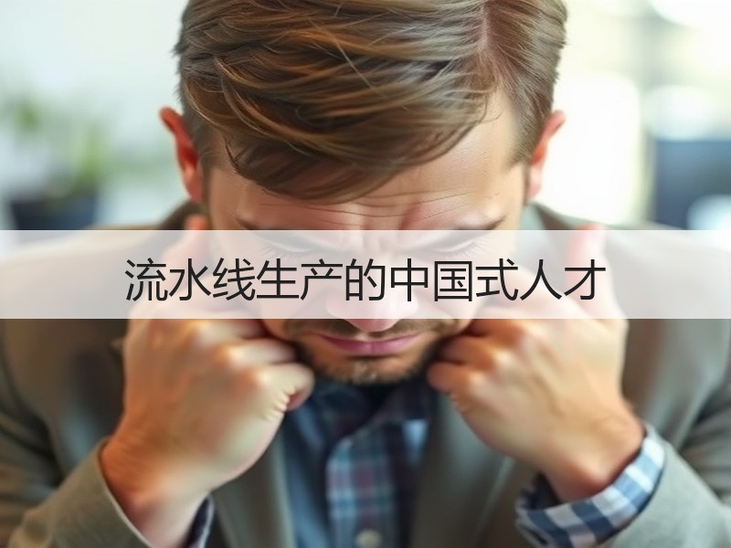 流水线生产的中国式人才