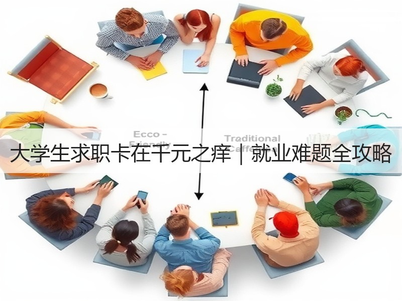 大学生求职卡在千元之痒｜就业难题全攻略