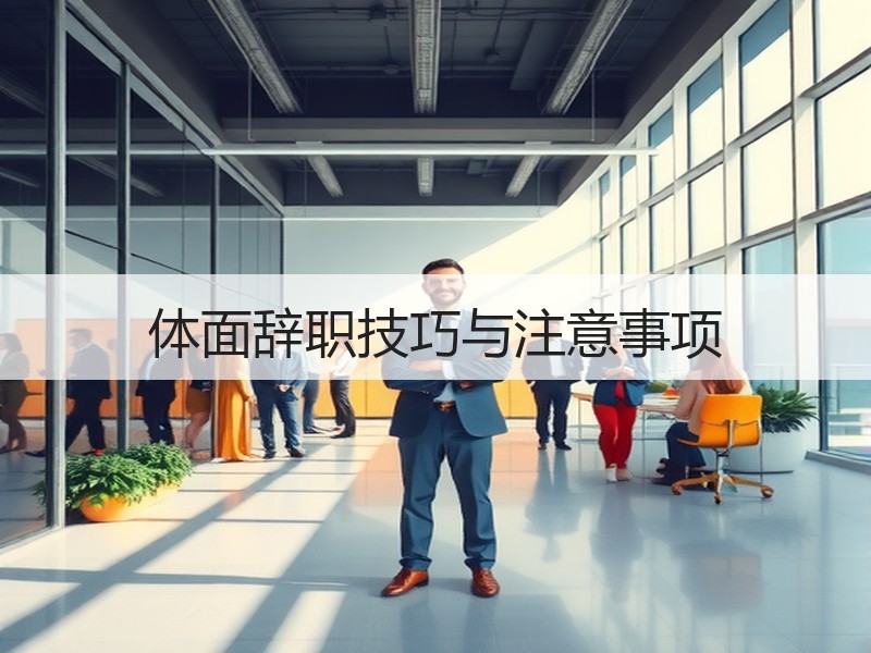 体面辞职技巧与注意事项