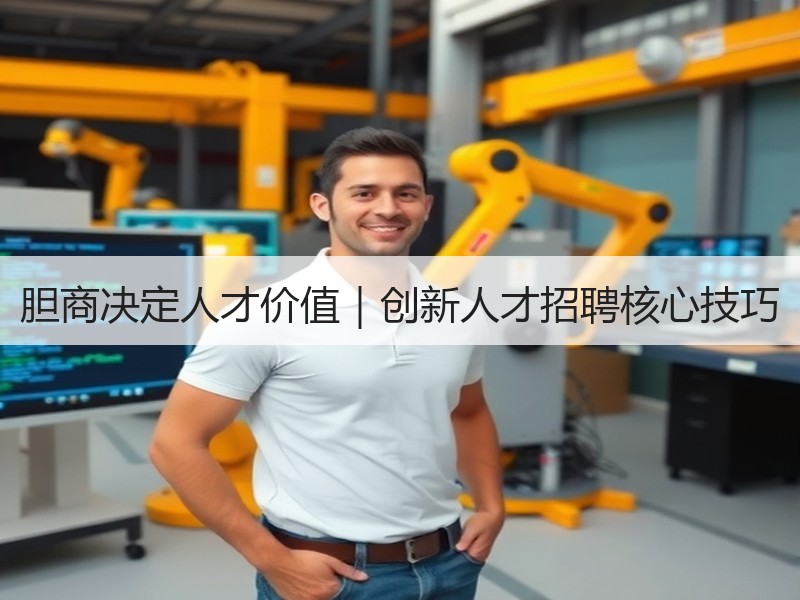 胆商决定人才价值｜创新人才招聘核心技巧