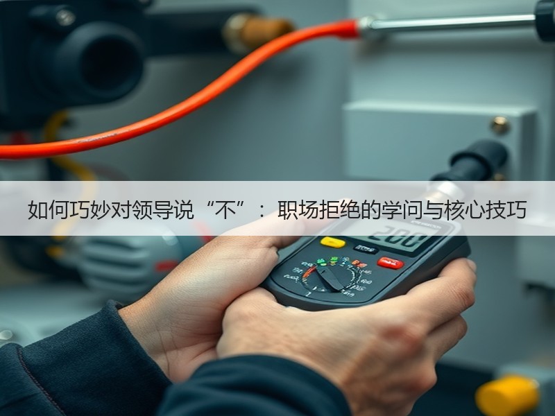 如何巧妙对领导说“不”：职场拒绝的学问与