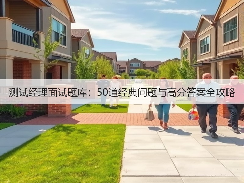测试经理面试题库：50道经典问题与高分答