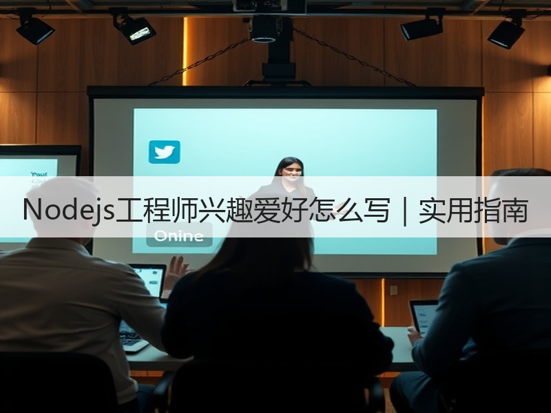 Nodejs工程师兴趣爱好怎么写｜实用指