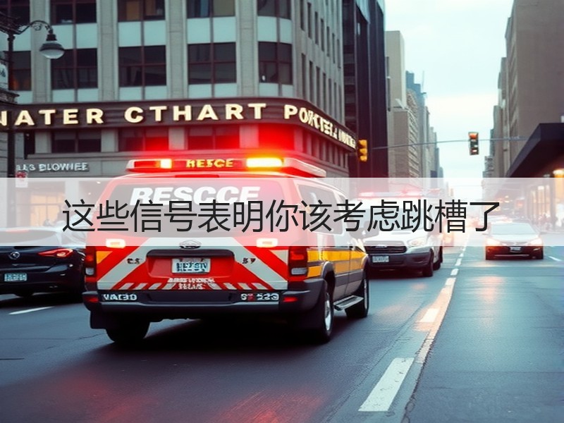 这些信号表明你该考虑跳槽了