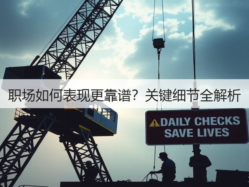 职场如何表现更靠谱？关键细节全解析