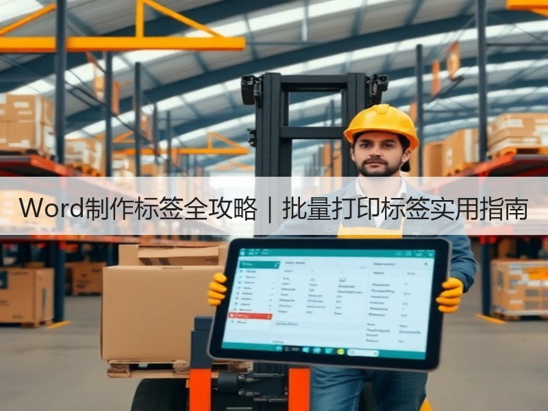 Word制作标签全攻略｜批量打印标签实用