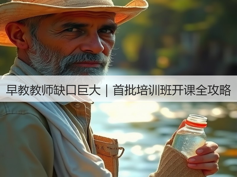 早教教师缺口巨大｜首批培训班开课全攻略
