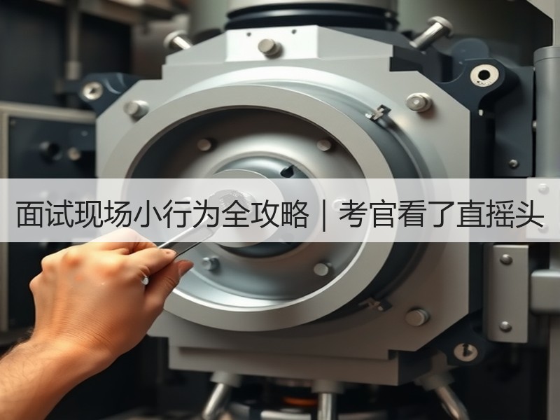 面试现场小行为全攻略｜考官看了直摇头
