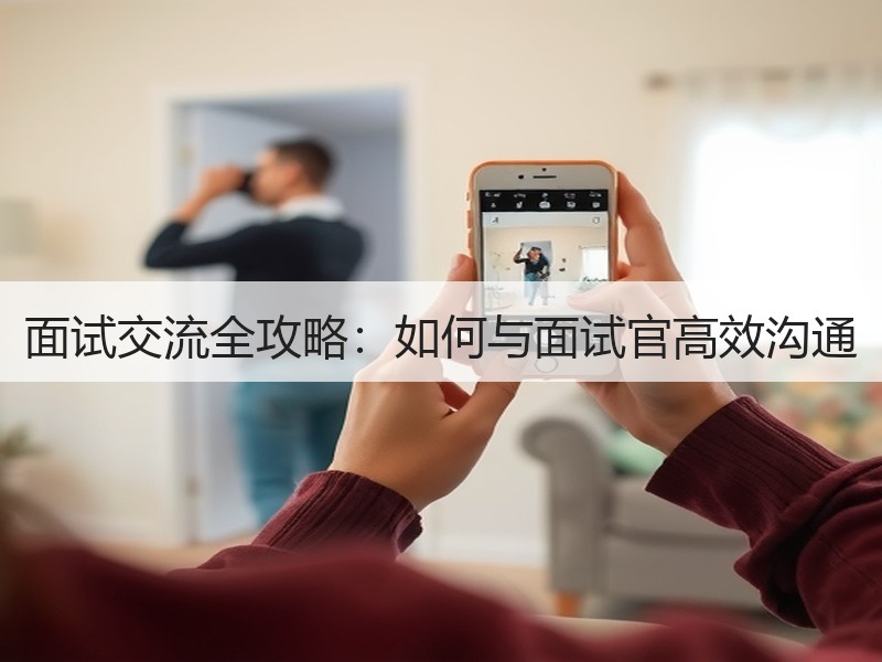面试交流全攻略：如何与面试官高效沟通