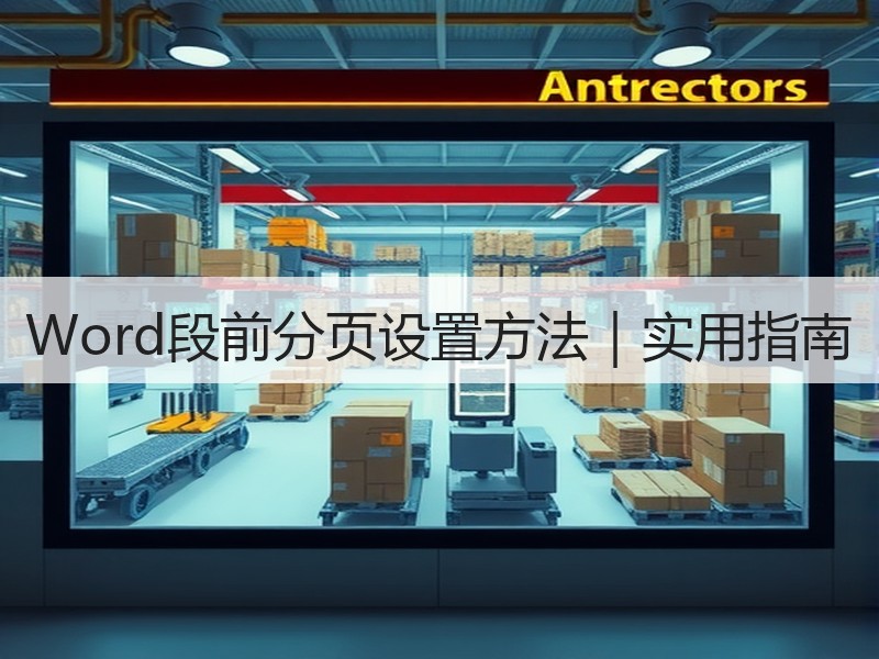 Word段前分页设置方法｜实用指南